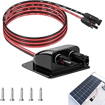 Passe Toit Camping Car Passe-Câble Solaire Étanche IP67 - Double Entrée - Pour Camping-car, Bateau - Montage Sans Perçage Passe Cable - 8