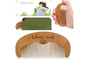 Kaempe Labour Birthing Comb, Wooden Birth/Wave Comb, Labour/Postpartum Essentials, Perineal Massage Tool, Hospital Bag Essentials, After Birth for Mum