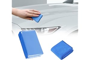 Diyxisk Barre D'Argile Voiture, 100g L'argile de Voiture, Sécurité D'argile Automobile Boue, Pratique Kit Nettoyage Voiture, pour les Voitures, Motos, Caravanes, Lave Autos (Bleu)