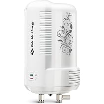 Buy Bajaj New Majesty Instant 3 Litre, 3 KW Verical Water Heater (White)  Wall mounting Online at Low Prices in India - Amazon.in