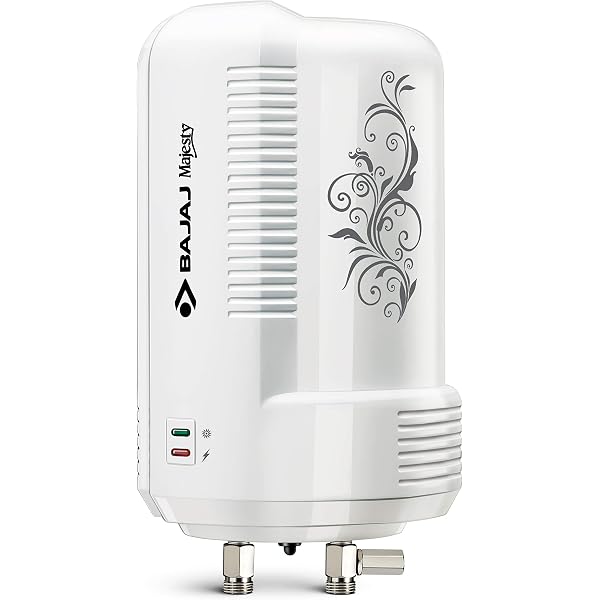 Buy Bajaj New Majesty Instant 3 Litre, 3 KW Verical Water Heater (White)  Wall mounting Online at Low Prices in India - Amazon.in