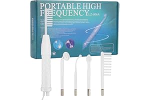 ‎KINGSAID KingSaid Hochfrequenzstab Hochfrequenz Gesicht Portabler Set Hautstraffung Maschine Skin Care Acne Firming Reduction Alopezie Wrinkles Eyes Dark Circles High-Frequency Acne Removal Care Facial Massage