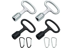 SVOCK 4 Pièces 9MM Clef Triangle Triangulaire Métal Clé Triangle Poubelle Cle Triangulaire Cle Triangle Clé Armoire Electrique pour Boîte Électrique Gaz Eau Compteur Électrique Boîte Armoire