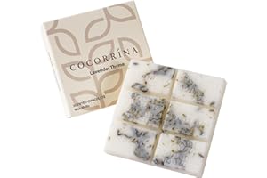 ‎COCORRÍNA Cocorrína Duftwachswürfel - 4 x 60g Lavendel Thymian, Raumduft Duftwachs Wax Melts für Duftlampe, für Heimdekoration Wachserwärmer, Geschenksets für Weihnachten, Geburtstag