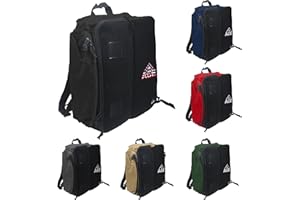 CORNHOLEACE Cornhole Rucksack mit ACE Patch – für bis zu sechs Cornhole Bag Sets (bis zu 24 Taschen)