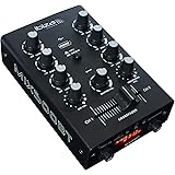 MIX500BT - IBIZA - Table de mixage semi-professionnelle à 2 canaux avec entrées micros et lignes et sorties casque, RCA et en