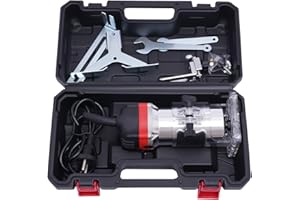 FREDERIMO Fresatrice verticale per legno, elettrica, a mano, 220 V, 800 W, fresatrice multifunzione, 30000r/min, per lavorazione del legno, lavorazione di mobili