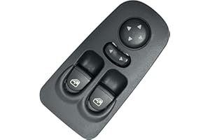 FACHMACH Pulsantiera Lancia Ypsilon Pulsantiera Alzacristalli Interruttore Alzacristalli Finestra Elettrici Compatibile con Lancia Ypsilon 2003-2011 Numero OE 735360605 (735360605)