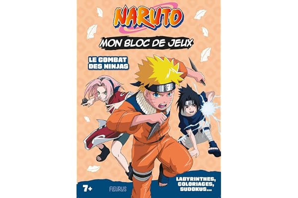 Bloc de jeux Naruto - Le combat des ninjas !
