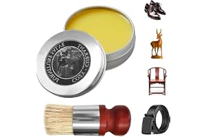 Möbelsalva för läder, reparationssalva för lädermöbler, lädersalva, lädermöbelsalva (med borste), hjälper till att reparera o