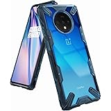 Ringke Fusion-X for OnePlus 7T Case Back Cover, [Military Drop Tested] Ergonomic Transparent Hard PC Back TPU Bumper Impact R