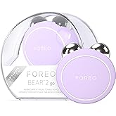 FOREO BEAR 2 go - جهاز شد الوجه بالتيار الكهربائي الصغير المناسب للسفر - للخطوط الدقيقة والتجاعيد - مضاد للشيخوخة - نحت الوجه
