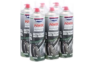 6 lattine di detergente per Freni Spray 315541 Presto, 500ml