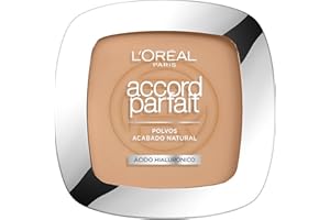 L'OREAL PARIS L'Oréal Paris - Poudre Fondante Accord Parfait, cipria fondente perfezionatrice, per pelli normali a miste, colore: Beige rosato (3.R), 9 g.