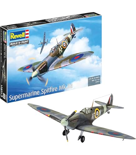 Revell 4148 – Maquette Avion P-51D Mustang – 34 Pièces, échelle 1:72, Difficulté 3 – à Peindre Et Coller