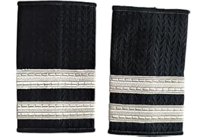MONOJLY 1 paire d'épaulettes de pilote professionnelles, épaulettes d'uniforme de capitaine, épaulettes uniformes pour cosplay