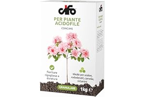 CIFO concime per piante Acidofile, 1 kg, fioriture rigogliose e durature, ideale per azalee, rododendri, camelie, ciclamini