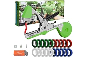 71NMLY Maquina Atar Tomates Pepino,Herramientas Jardineria Atar de Mano Planta,Jardín Tape Tool jardineria atadora de viña Maquina para Atar Plantas Verduras Tomates Fruta Flores Vegetales