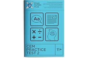 11+ Plus Books, CEM Practice Tests 2025-2026, Fast-Track to Grammar School with Mock Exam Experience, Separate Answer Sheets, Practice Test 2 with Papers A and B - Exam Papers Plus
