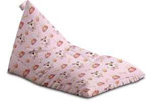 ‎DREAMROOTS DreamRoots Sitzsack Kinder mit füllung - Bodenkissen Kinder Sitzsack - Sitzsack Kinderzimmer 130 x 80 x 80 cm - Bean Bag Kinder - Bubibag Sitzsack - Kindersitzsack - Sitzkissen Boden Kinder Flach