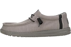 HEY DUDE HEYDUDE Wally Stretch Fleece - Chaussures pour Hommes - Baskets avec Semelles Confortables - Style Mocassin