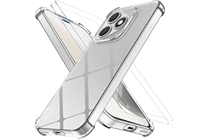 COPIKE Coque Antichoc pour Honor 400 Lite et 2 Pièces Verre Trempé, Étui Silicone Mince Souple TPU Anti-Jaune Housse avec Protection Caméra, Transparent