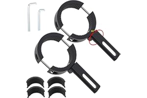Windance Universal Light Mounting Bracket,Auxiliary Light Bar Tube Clamps for Motorcycle Scooter Mountain Bike ATV UTV (38 ~ 60mm)