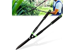ABTOOL Gardena Heckenschere, 76CM Professionelle Hand Gartenschere, Hochwertige Stahl-Klingen Handheckenscher Für Form- und Rückschnitt von Hecken und Büschen