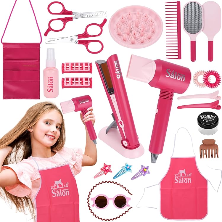 Jouet De Coiffure - Non Spécifié - Ensemble De Salon De Coiffure - Multicolore - Pour Filles - À Partir De 3 Ans - Jeux - Jouets