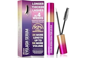 TAMRAN Wimpernserum Long Lashes, Lash Serum - Wimpernserum Ohne Hormone, mit Wimpern Applikator für Anfänger, für Pflege Gebrochene Wimpern, Vollere und Längere Wimpern, Schnelleres Wimpernwachstum(5ml)