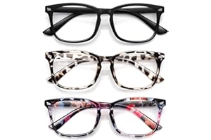 WOWSUN Blaulichtfilter Brille Unisex Nerd Nicht verschreibungspflichtige klare Linse Computer Blaulicht blockierende Brille
