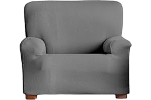 Eysa Italia Ulises Copripoltrona Elastico, Poliestere-Cotone, Grigio