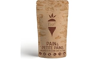 Ruut Mix Farine sans Gluten à Base de Farine de Manioc - Substitution au Blé pour Pain et Petits Pains sans Additifs – Mélange pour pain sans gluten - Paléo, Végétalien et Durable - 810 Grammes