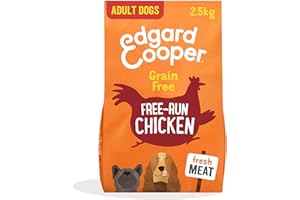 Edgard Cooper Grain Free Dog Food Dry, (Chicken 2,5kg), Natural Kibble Dry Dog Food for Adults, Gluten-Free, Hypoallergenic, with Fresh Meat & Amino Acids
