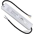 REYLAX 24V LED Driver 60W 2.5A IP67 Waterproof Transformer Constant Voltage Outdoor Power Supply for LED Strip Lights and Garden Lamps