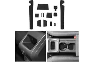CDEFG Compatibile con Dacia Duster 3 III 2024 2025 Tappetino Antiscivolo Antipolvere Duster 3 Tappetini in Gomma Console Centrale per Auto Duster 2024 Accessori (Nero)