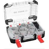 Bosch 11 x PRO Multi Material Power Change Plus delik a&ccedil;ma testeresi seti, şeffaf kılıf (yumuşak ahşap, al&ccedil;ıpan duvar i&ccedil;in, &Oslash;