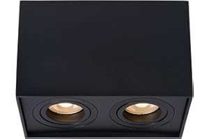 LUCIDE TUBE - Deckenstrahler - 2xGU10 - Schwarz