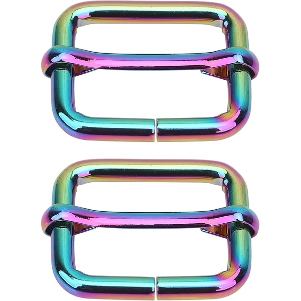 QUARKZMAN 4Pcs Anneau Rectangulaire En Métal, Boucle Rectangulaire En Métal De 2 X 5/8 Pouce Pour Attache De Sangle Pour Sac Ceinture Accessoires DIY, Bronze