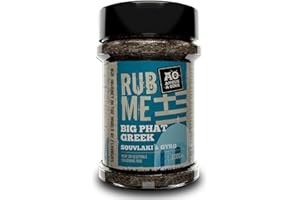 Angus & Oink | Big Phat Greek Seasoning | Traditional Greek Flavours for Gyros & Souvlaki | Perfect for Grilled Chicken, Pork & Shrimp | 200g