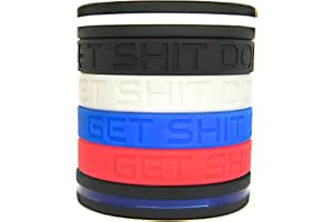Solza 4X silikon motiverande armband, få skit gjort armband