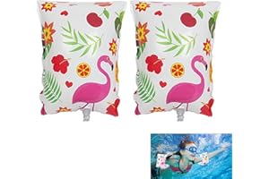 BDEUTROPHIC 2 Pcs Arm Bands, Floating Roll Sleeves Swim Inflatable Armbands, Beautiful and Practical Swimming Armbands, Suitable for Learning To Walk and Swim Inflatable Armbands