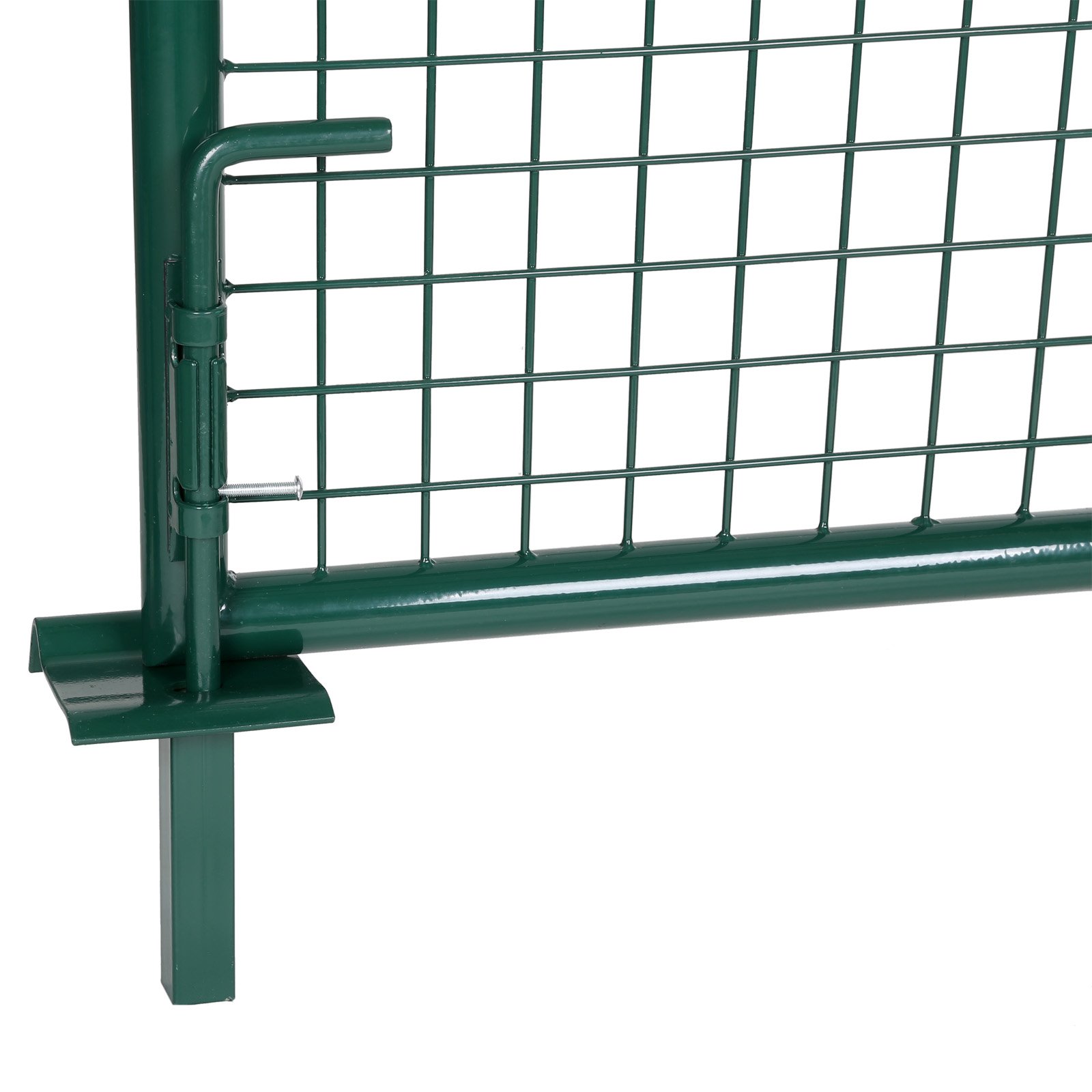 SONGMICS Doppeltor, Gartentor, Gartentür, mit Schloss und 3 Schlüsseln, 90 x 310 cm, grün GGD300G – Bild 6