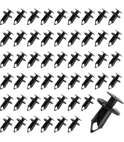 100x 8mm Long Light Grey Trim Clips- Perfect for VW T4 & T5 Carpet & Van Linings | UK