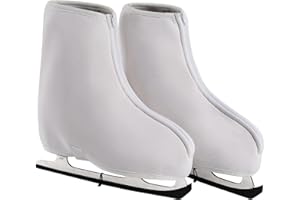 ALNKDH Thermal Skate Boot Covers- Insulated Neoprene Warm Skate Boot Covers for Ice Skating and Figure Skates,Skating Cover For Kids Youth Adults ﻿