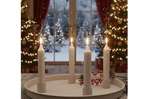 ‎KAMACA KAMACA Adventskranz rund 25 cm aus Metall mit Magnet-Kerzenhaltern flexibel arrangierbarer Kerzenhalter für Stabkerzen bis 2,3 cm Advent Weihnachten (Magnet Kerzentablett für Stabkerzen 25 cm Taupe)