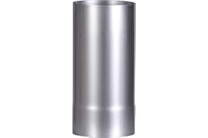 FIREFIX Tuyau de poêle A120/2 FAL - Longueur : 250 mm - Diamètre : 120 mm - Tubes de poêle en tôle d'acier - Épaisseur : 0,6 mm - Conique enfichable - Longueurs soudées au Laser