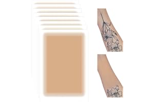 ‎PRREAL Prreal 8Pcs Tattoo Cover Up Patch, Natural Looking Cover up Tattoos and Scar Tattoo Pflaster, Waterproof, Invisible Body Concealer Makeup Sticker-Natural