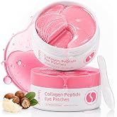 Patchs Yeux au Collagène| PDRN Peptide Collagen Eye Patch|Anti Rides Poches | Coussinets hydrogel pour les yeux avec collagèn