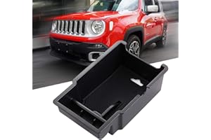 YEE PIN Bandeja de Guantera Renegade 2017-2022 para Apoyabrazos Caja de Consola Central, Bandeja Reposabrazos Almacenar Artículos Pequeños Interior Accesorios